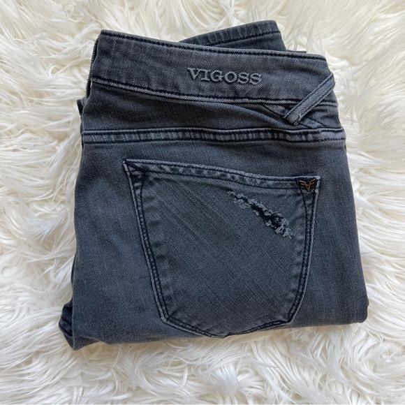 Vigoss Distressed Black Skinny Jeans - Picture 4 of 9